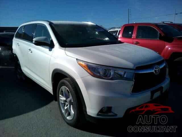 TOYOTA HIGHLANDER 2015 - 5TDDKRFHXFS080488