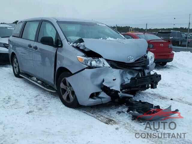 TOYOTA SIENNA 2016 - 5TDZK3DC4GS733862