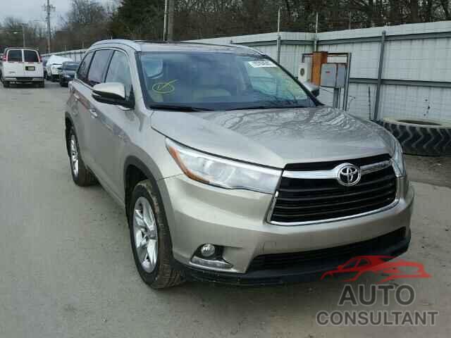 TOYOTA HIGHLANDER 2015 - 5TDDKRFH4FS141284