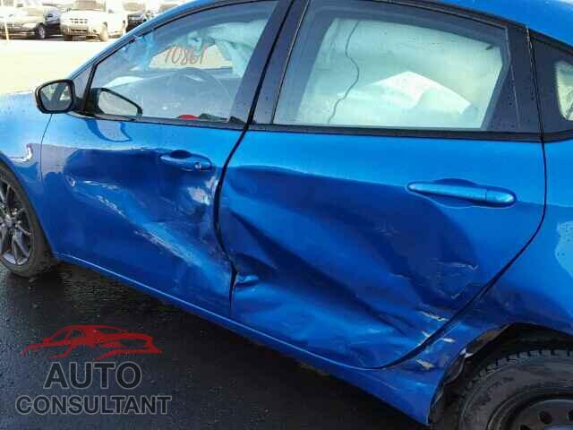 DODGE DART 2015 - 1C3CDFAAXFD432435