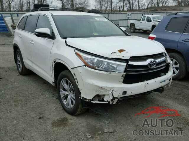 TOYOTA HIGHLANDER 2015 - 5TDBKRFH2FS085787
