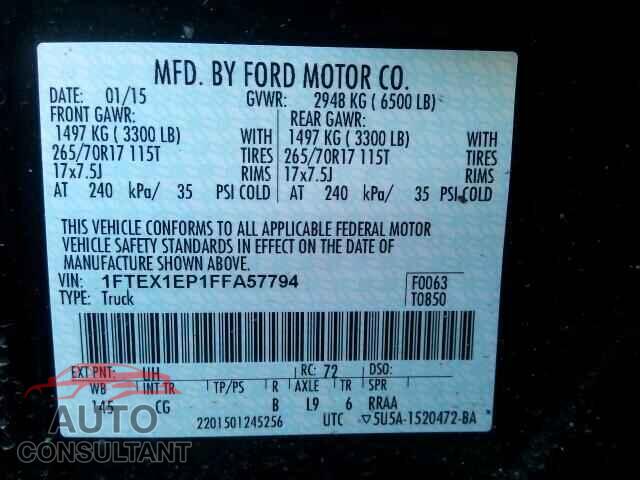 FORD F150 2015 - 1FTEX1EP1FFA57794