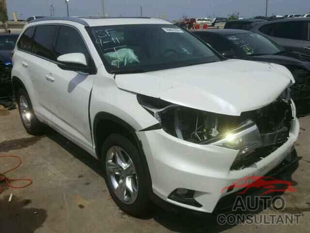 TOYOTA HIGHLANDER 2015 - 5TDYKRFH3FS093598