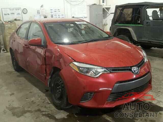 TOYOTA COROLLA 2016 - 2T1BURHE4GC619069