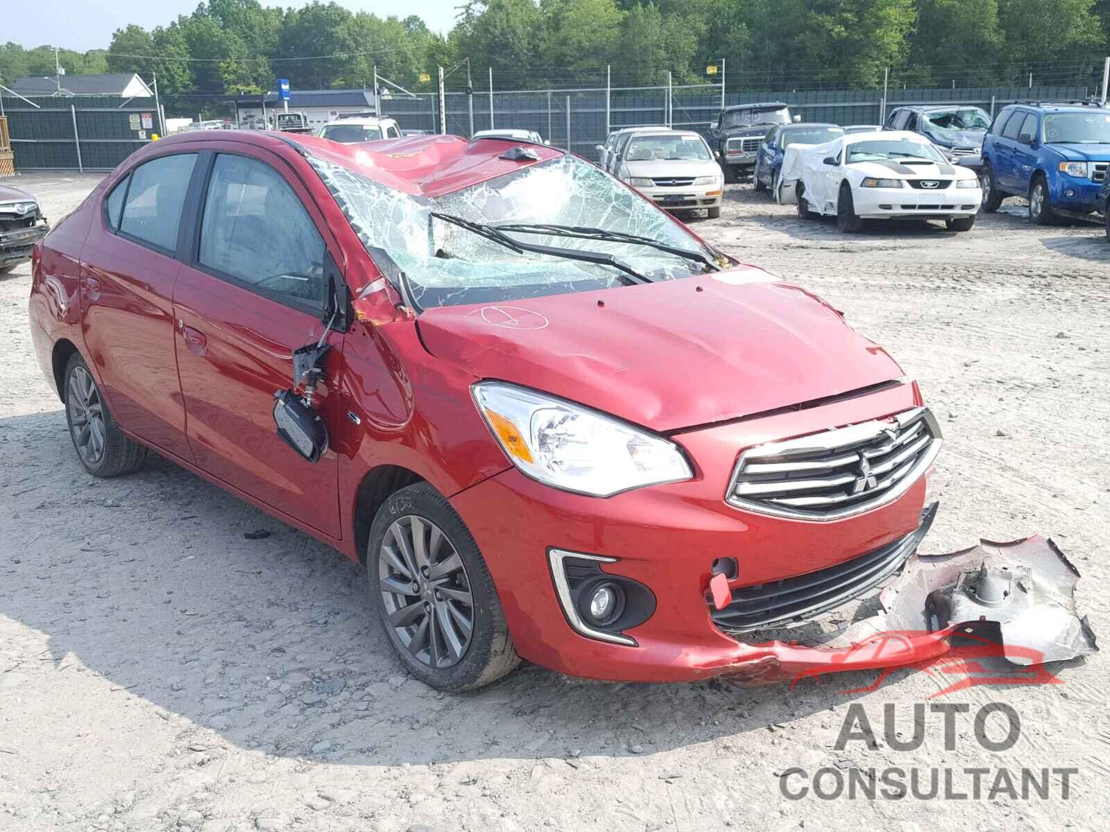 MITSUBISHI MIRAGE 2017 - ML32F4FJ5HHF13682