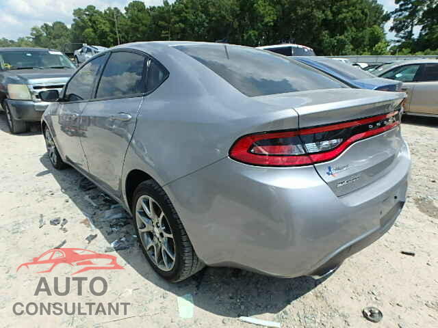 DODGE DART 2015 - 1C3CDFBBXFD166115