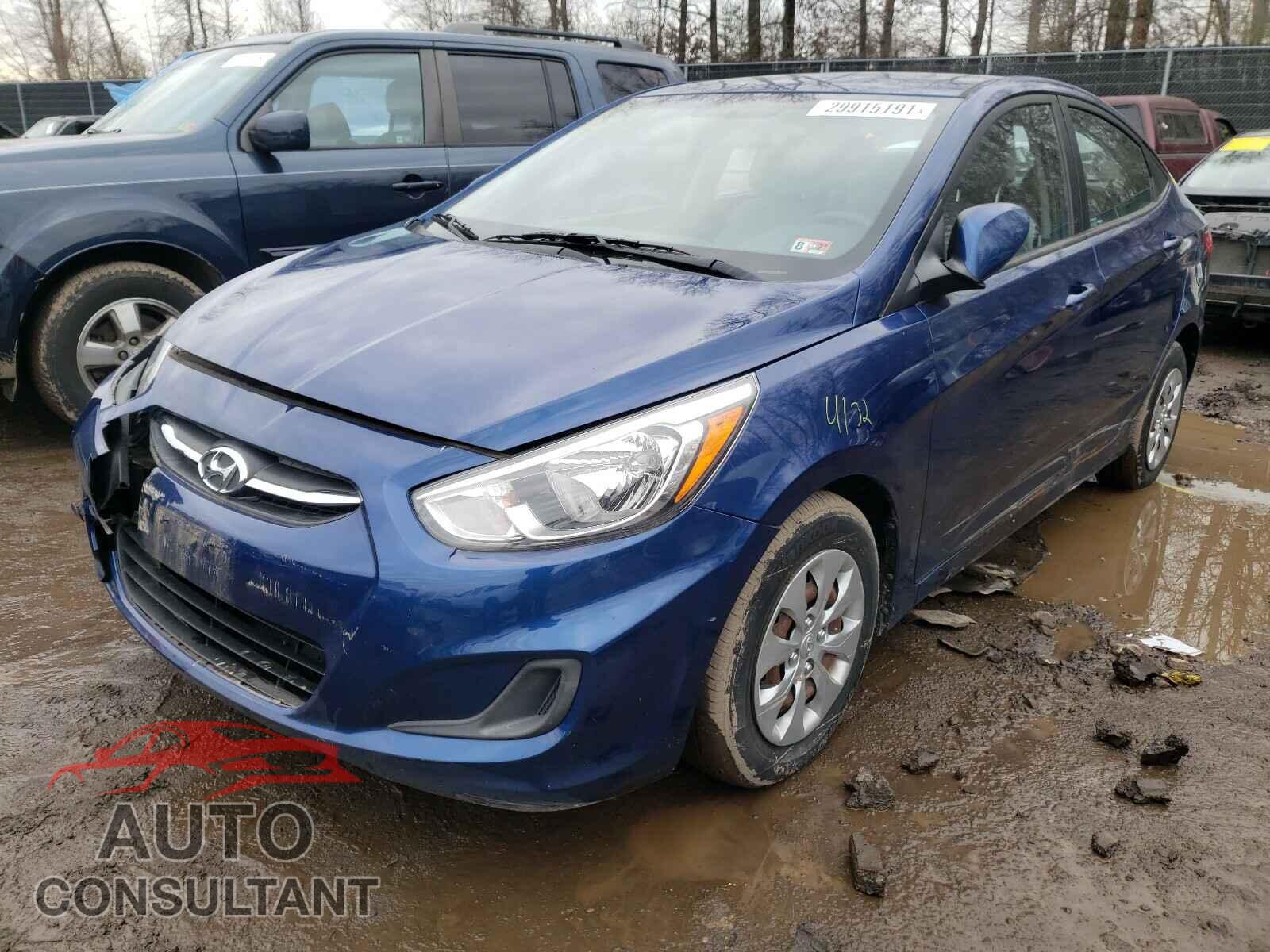 HYUNDAI ACCENT 2016 - KMHCT4AEXGU972791