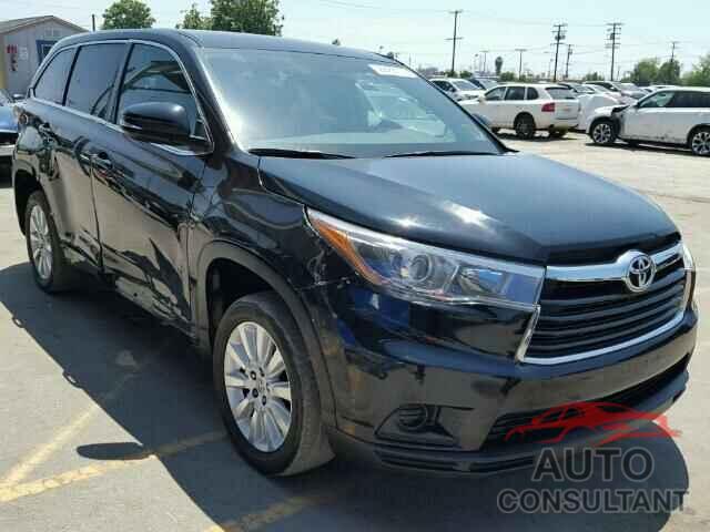 TOYOTA HIGHLANDER 2015 - 5TDZARFH6FS013556