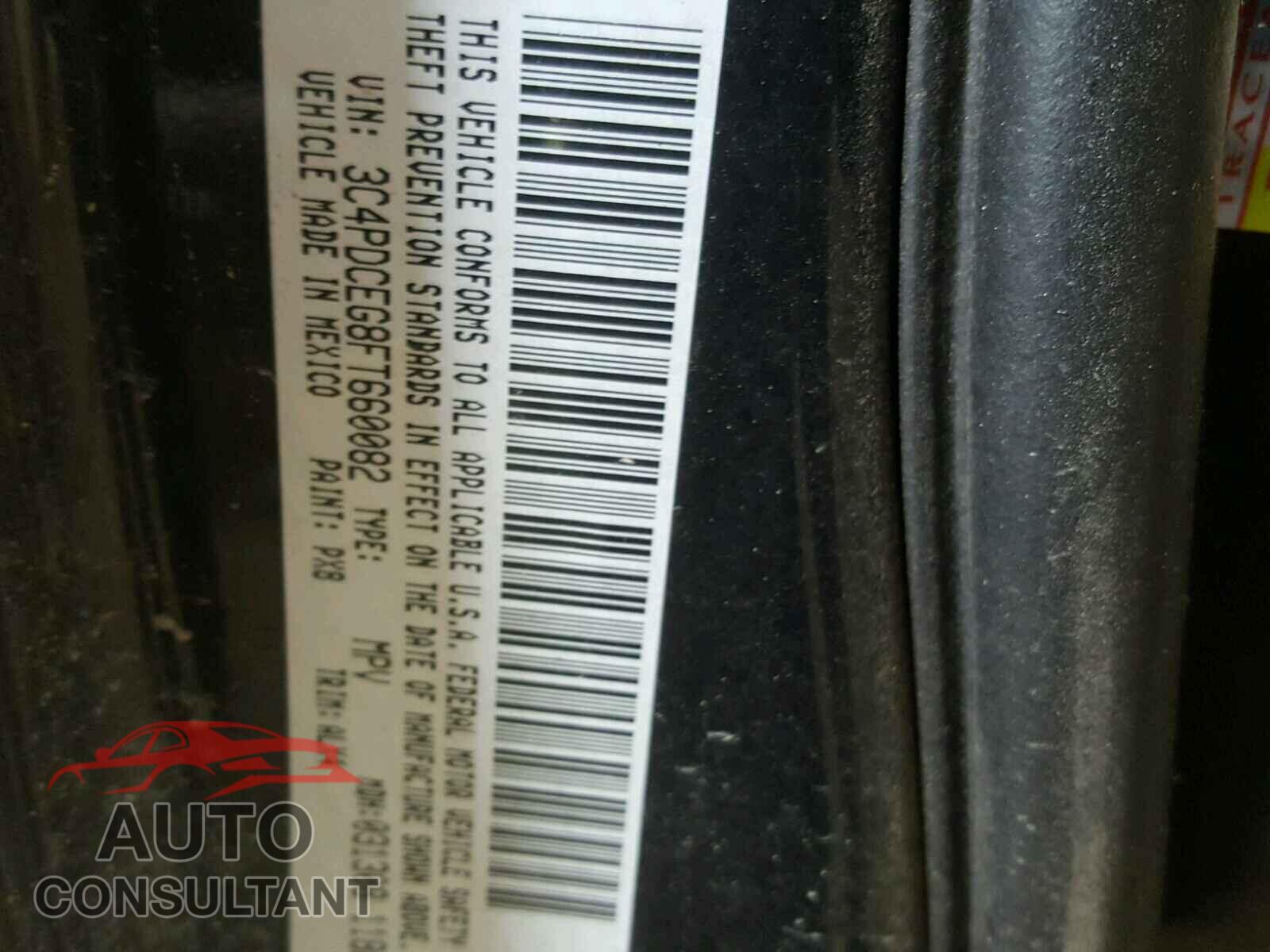 DODGE JOURNEY 2015 - 3C4PDCEG8FT660082