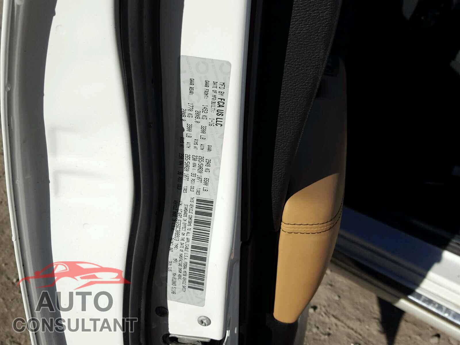 DODGE DURANGO 2016 - 1C4RDJEG5GC308913