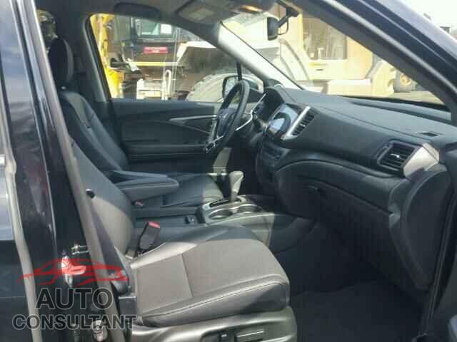 HONDA RIDGELINE 2017 - 5FPYK3F66HB028996