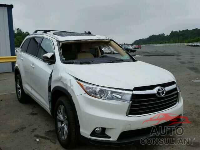 TOYOTA HIGHLANDER 2015 - 5TDKKRFH1FS104667