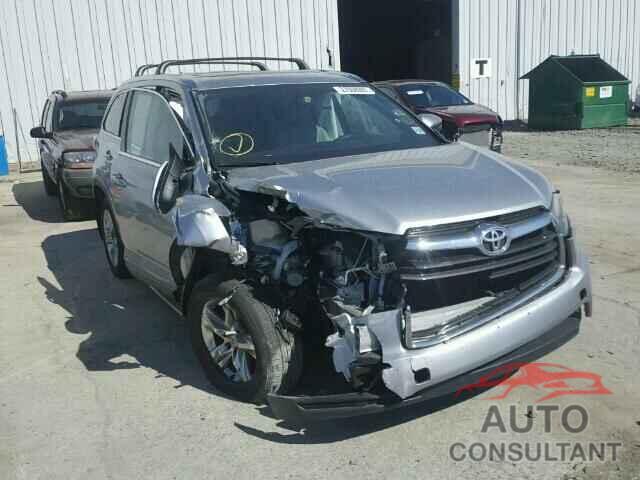 TOYOTA HIGHLANDER 2015 - 5TDDKRFH7FS169791