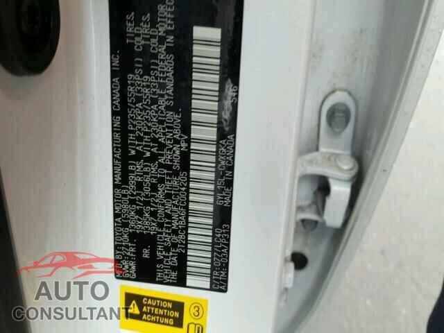LEXUS RX450 2015 - 2T2BC1BA6FC004205
