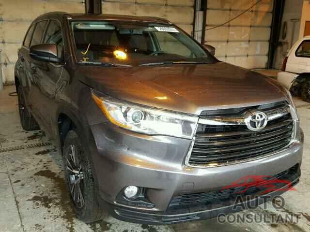 TOYOTA HIGHLANDER 2016 - 5TDKKRFH3GS501203