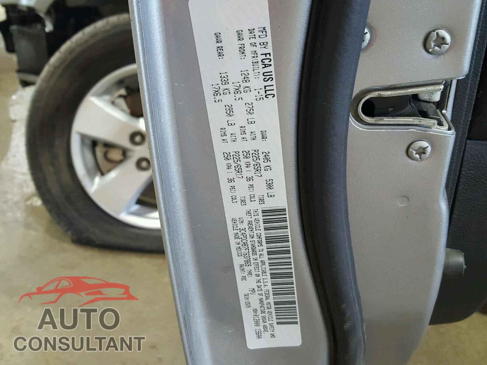 DODGE JOURNEY 2015 - 3C4PDCAB7FT637869