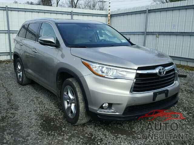TOYOTA HIGHLANDER 2015 - 5TDDKRFH1FS099527