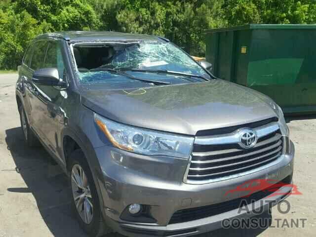 TOYOTA HIGHLANDER 2015 - 5TDKKRFH5FS074153