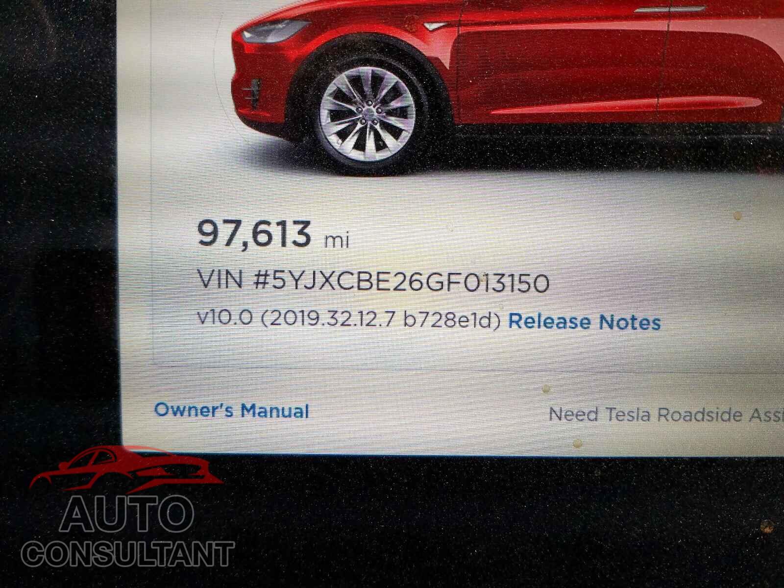 TESLA MODEL X 2016 - JTDKARFP0J3093097