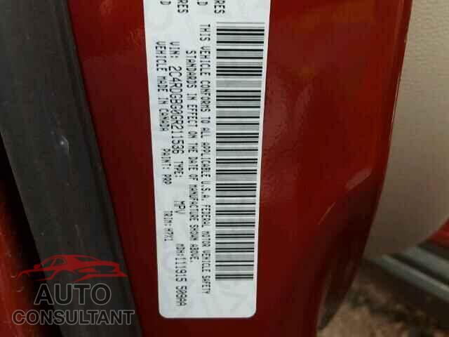 DODGE CARAVAN 2016 - 2C4RDGBG0GR211536