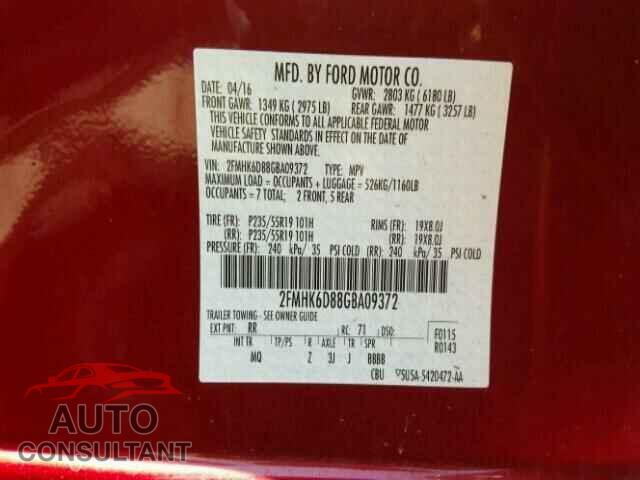 FORD FLEX 2016 - 2FMHK6D88GBA09372