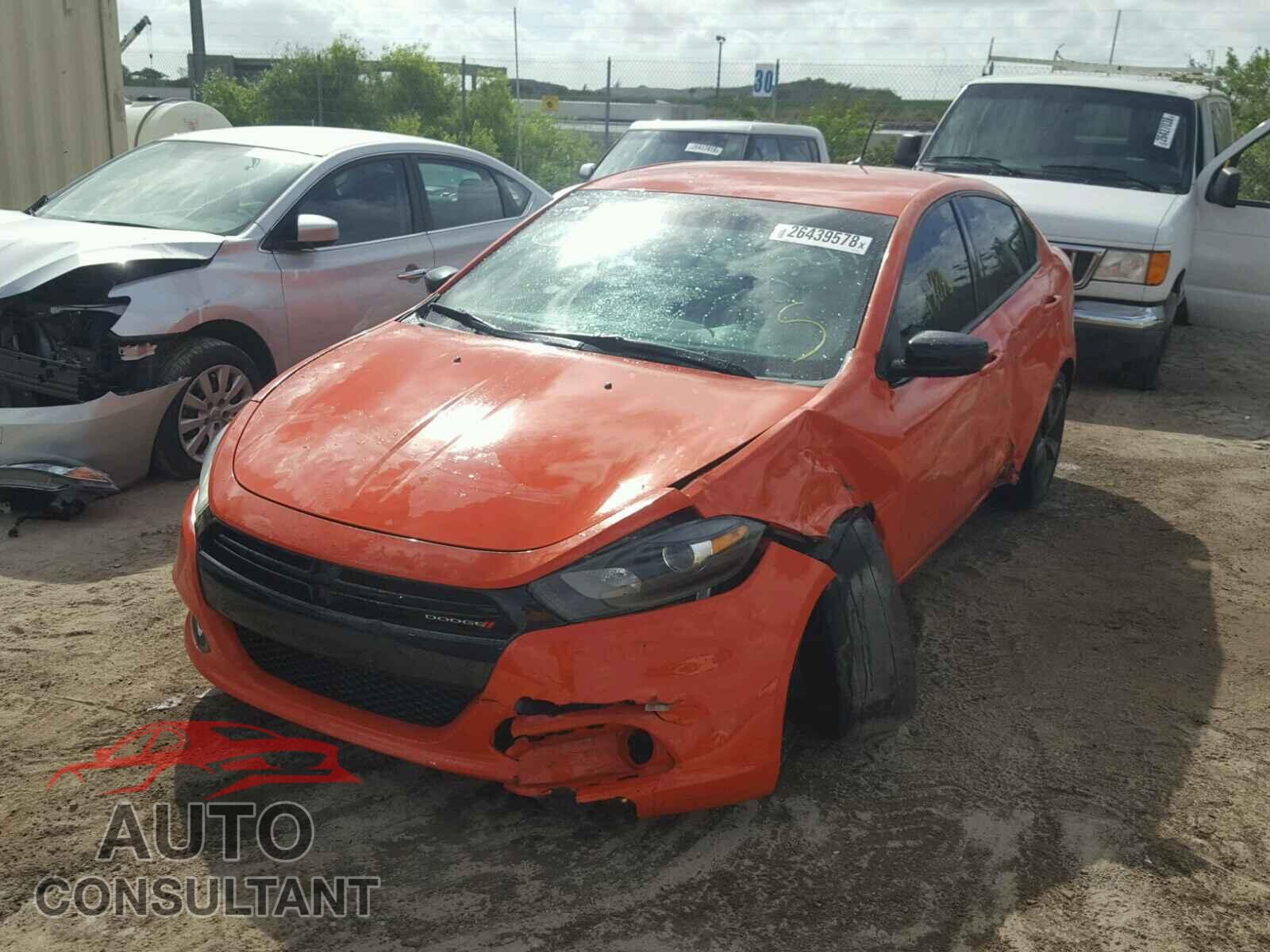 DODGE DART 2015 - 1C3CDFBB5FD378341