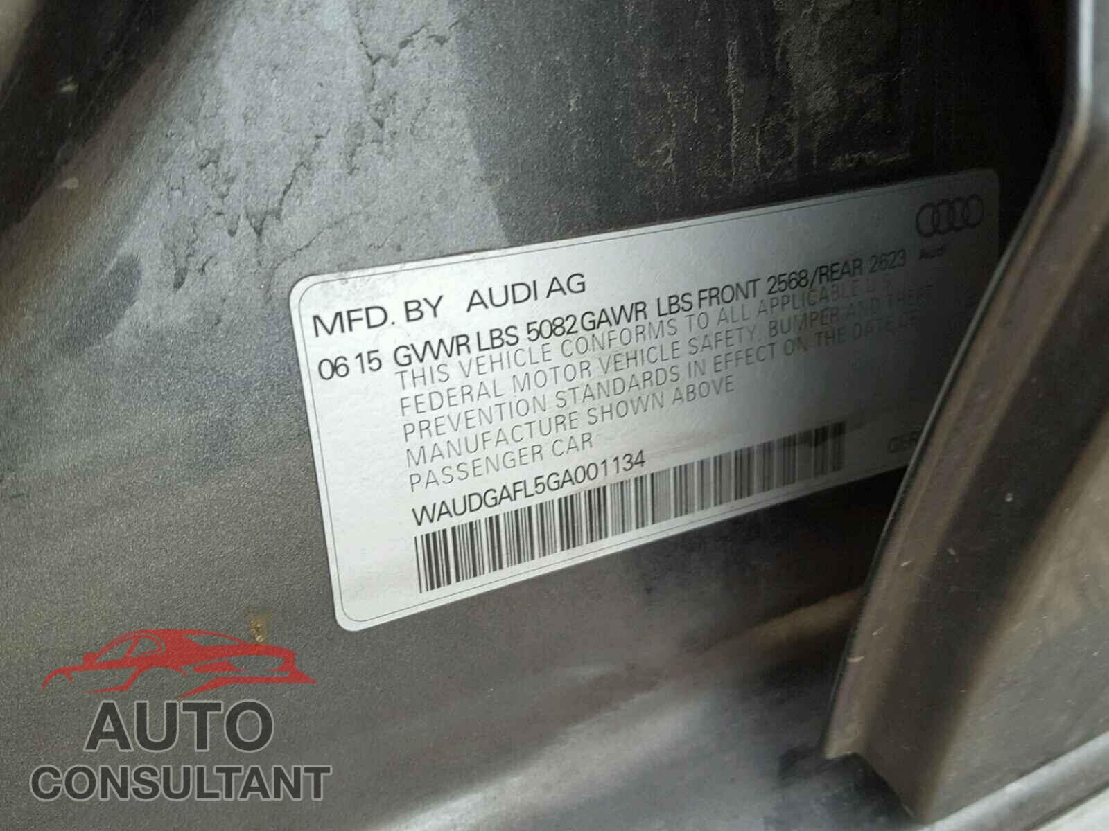 AUDI S4/RS4 2016 - WAUDGAFL5GA001134