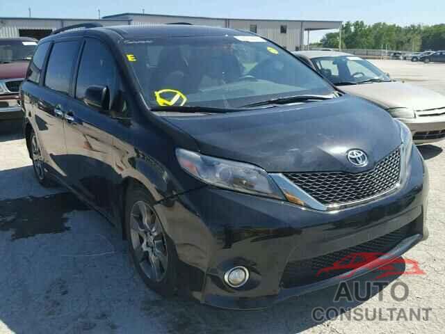 TOYOTA SIENNA 2015 - 5TDXK3DC2FS681041