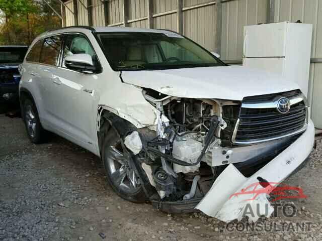 TOYOTA HIGHLANDER 2016 - 5TDDCRFH3GS015724