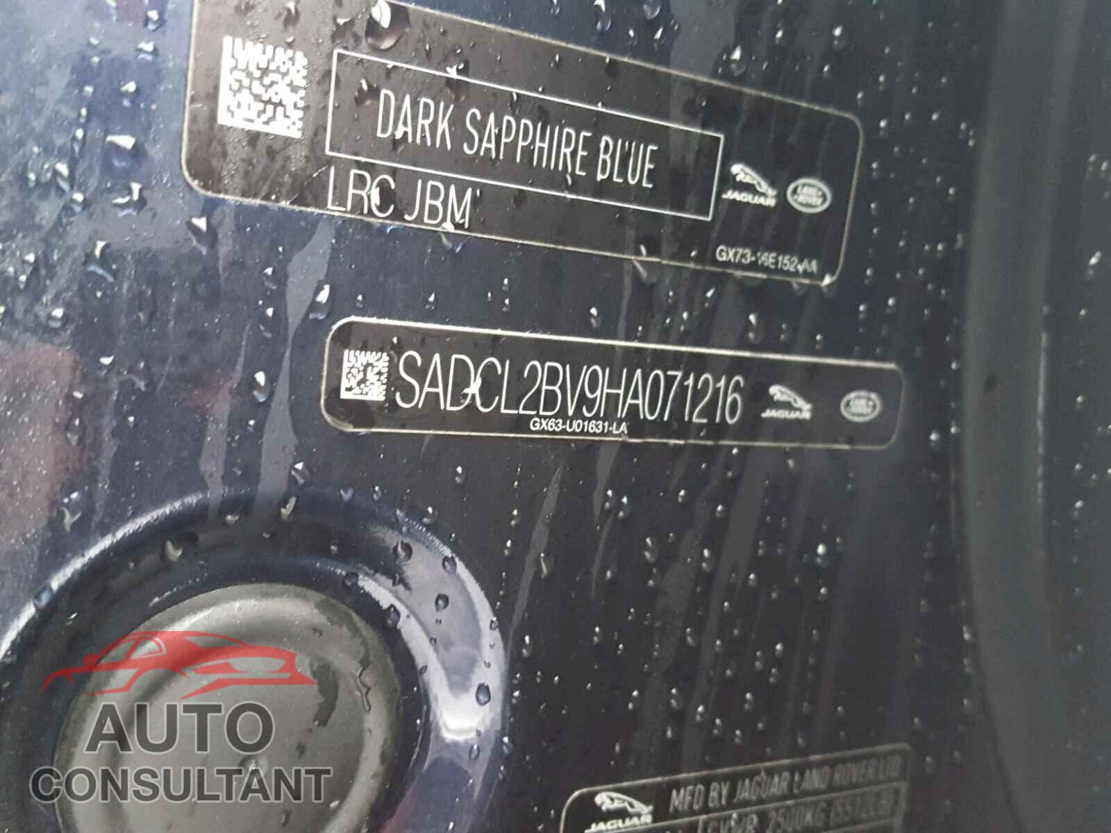 JAGUAR F-PACE 2017 - SADCL2BV9HA071216