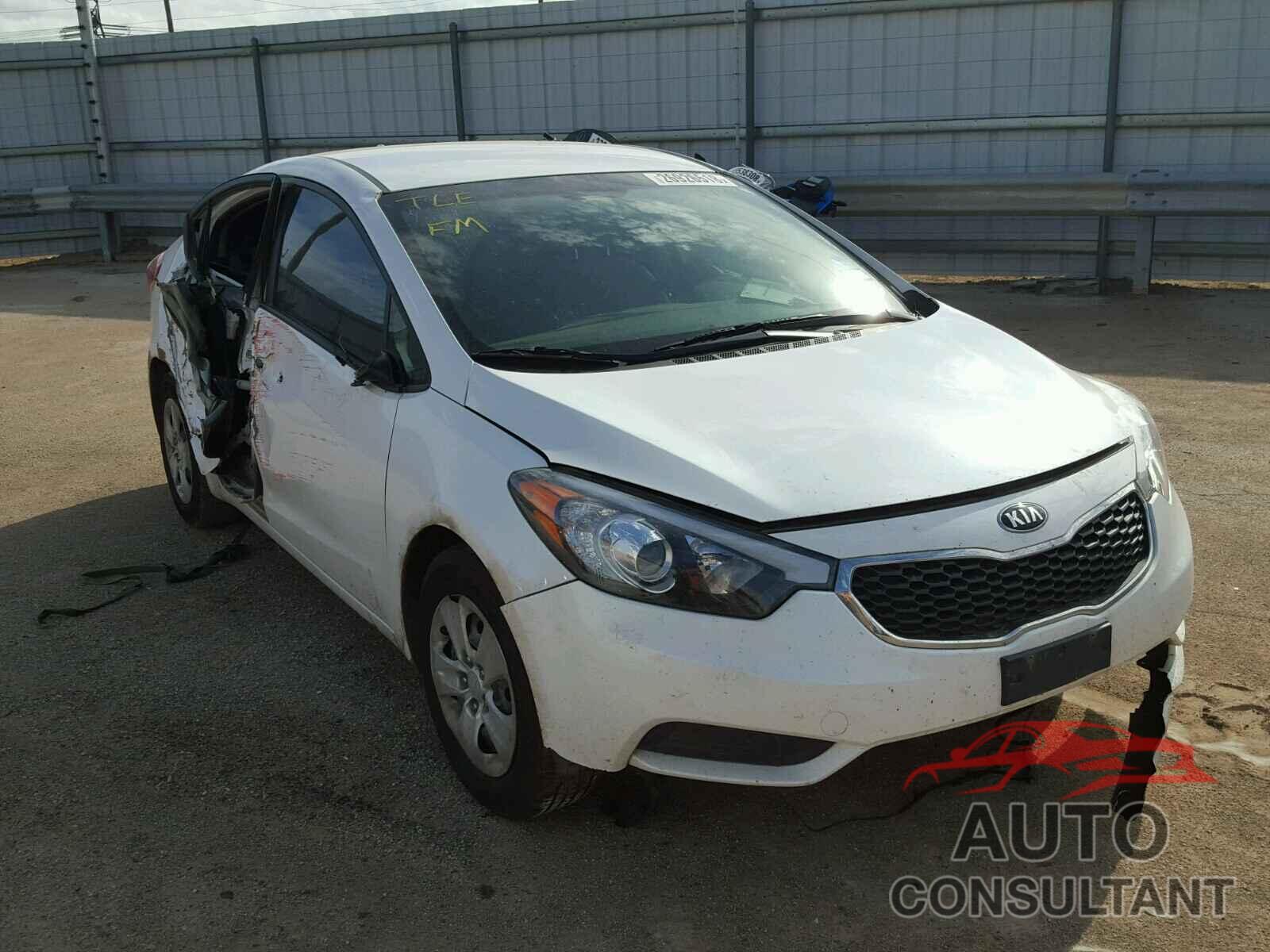 KIA FORTE 2016 - KNAFX4A65G5592554