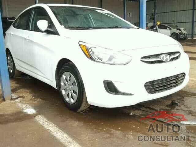 HYUNDAI ACCENT 2016 - KNAFK4A64G5508626
