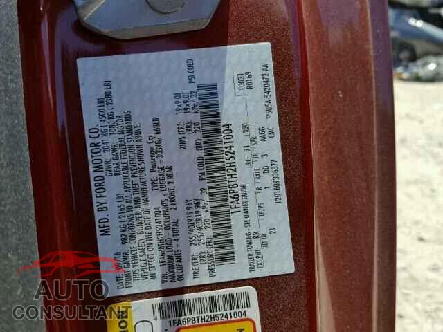 FORD MUSTANG 2017 - 1FA6P8TH2H5241004