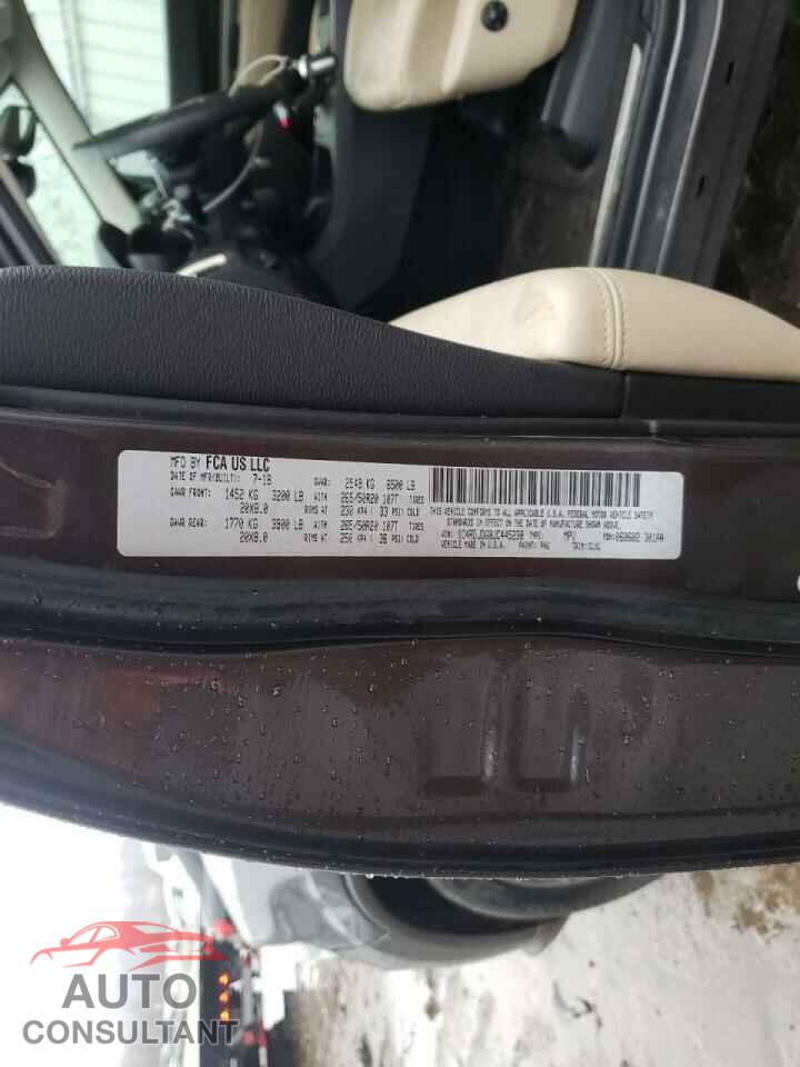 DODGE DURANGO 2018 - 1C4RDJDG8JC445238