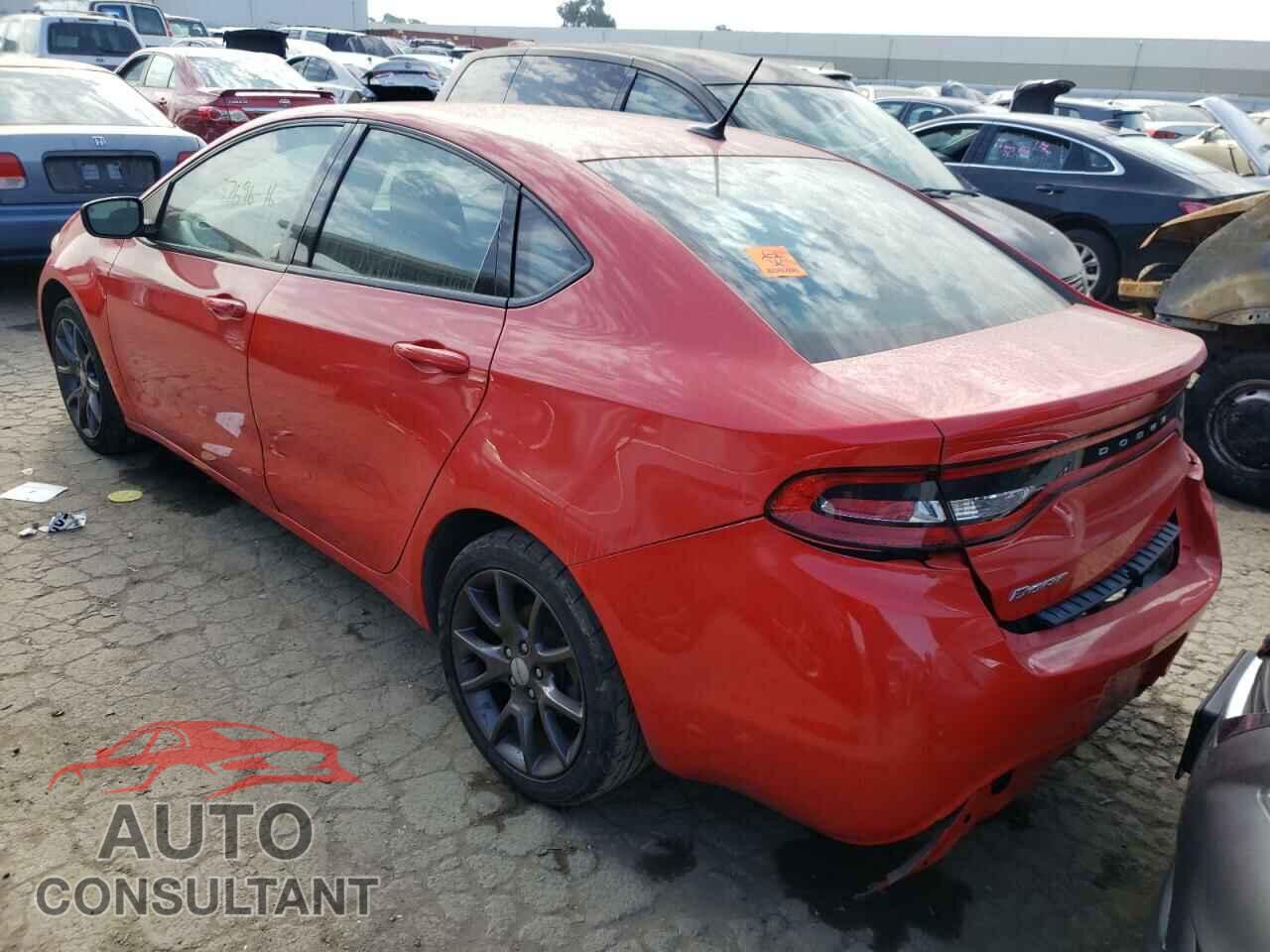DODGE DART 2016 - 1C3CDFAA8GD736722
