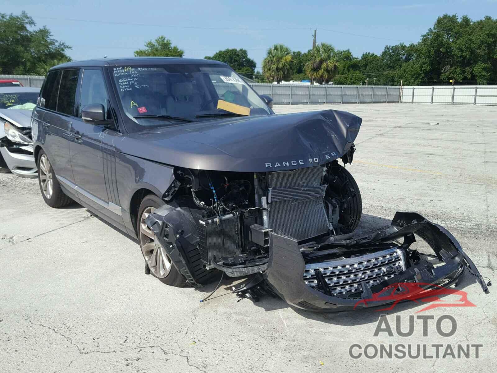 LAND ROVER RANGE ROVER HSE 2016 - SALGS2KF0GA246789
