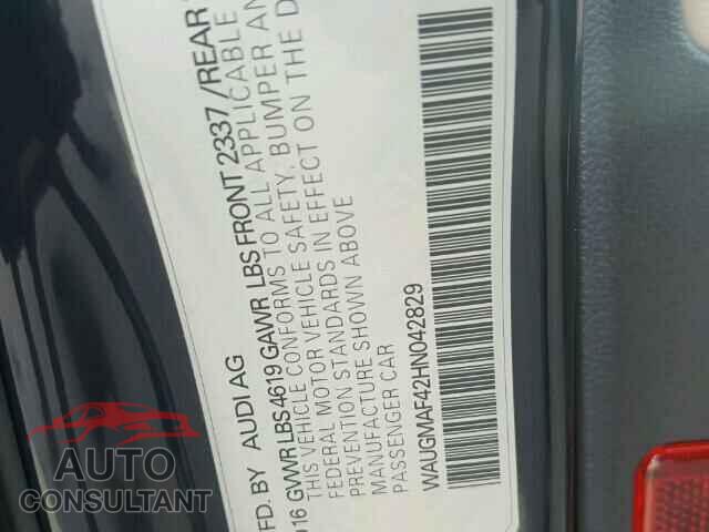 AUDI A4 2017 - WAUGMAF42HN042829