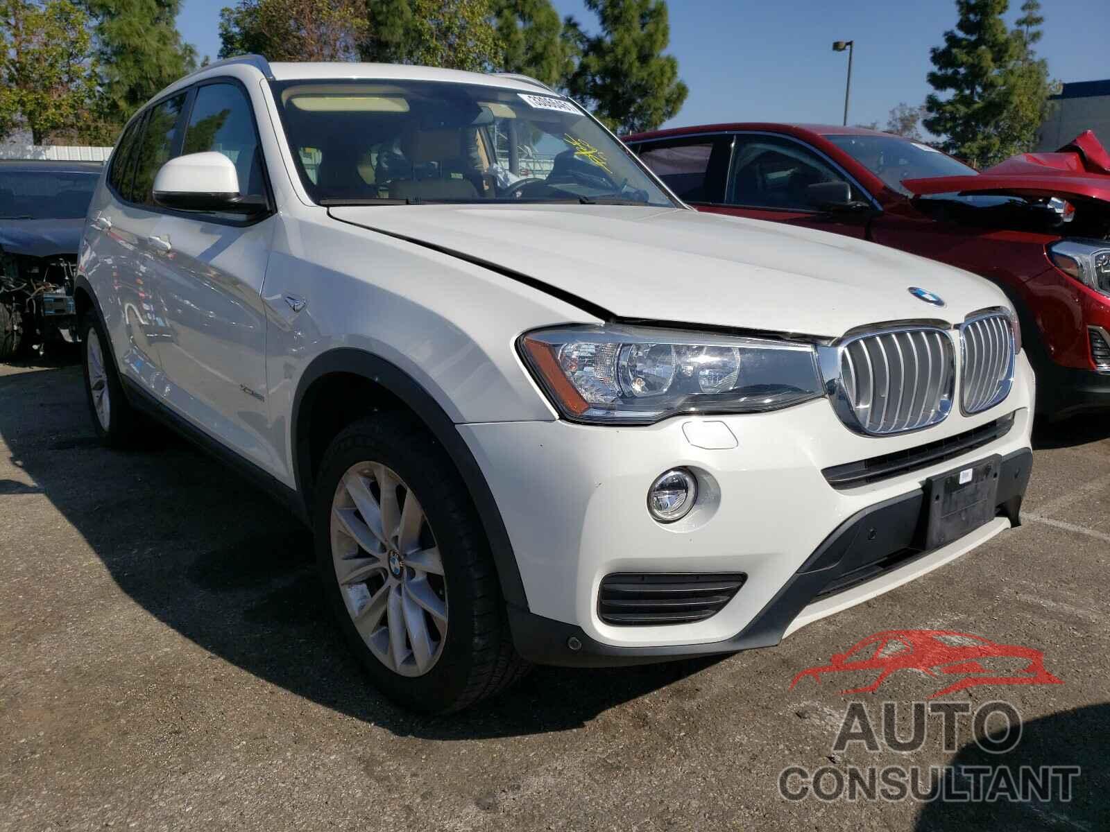 BMW X3 2016 - 5UXWX9C52G0D75451