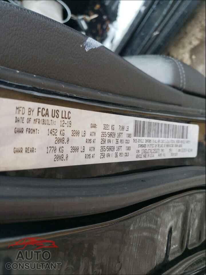 DODGE DURANGO 2020 - 1C4SDJCTXLC253273
