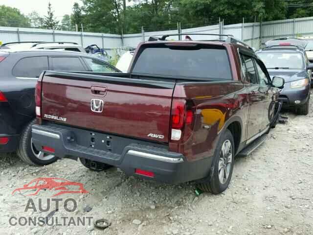 HONDA RIDGELINE 2017 - 5FPYK3F62HB012696