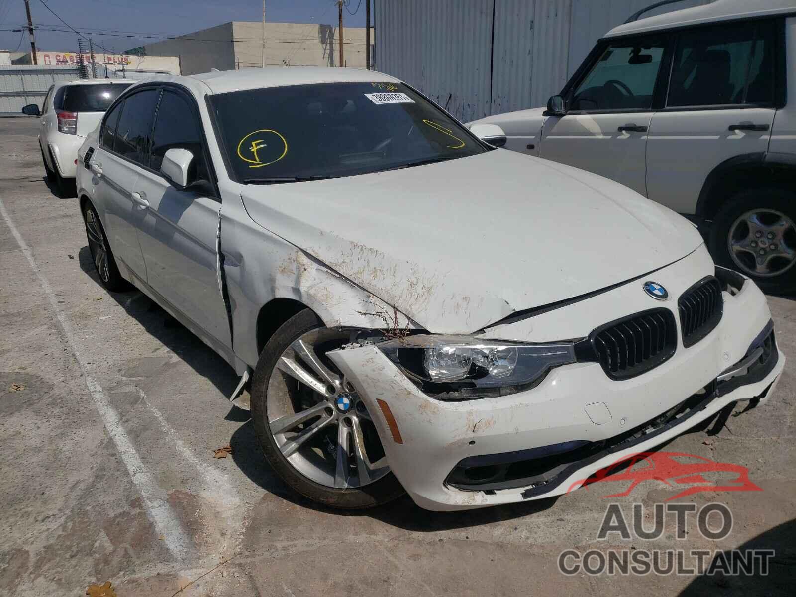 BMW 3 SERIES 2016 - WBA8E9G57GNU28989