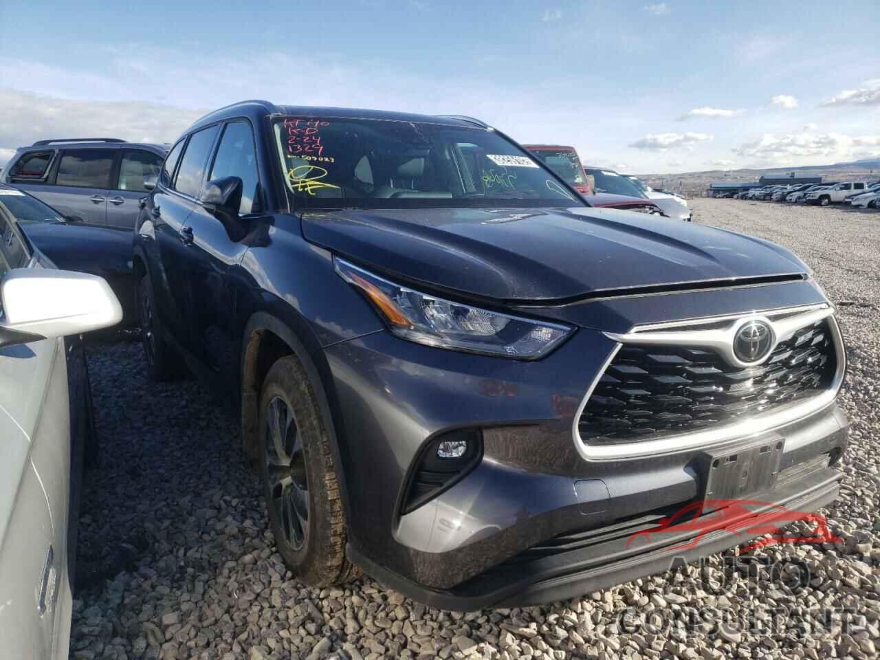 TOYOTA HIGHLANDER 2020 - 5TDGZRBH6LS509023
