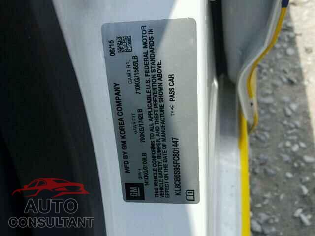 CHEVROLET SPARK 2015 - KL8CB6S95FC801447