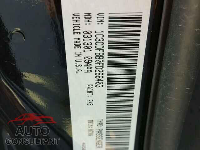 DODGE DART 2015 - 1C3CDFBB0FD266403