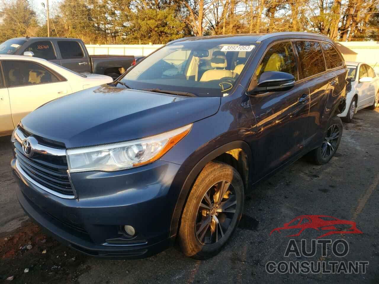 TOYOTA HIGHLANDER 2016 - 5TDKKRFH6GS176840