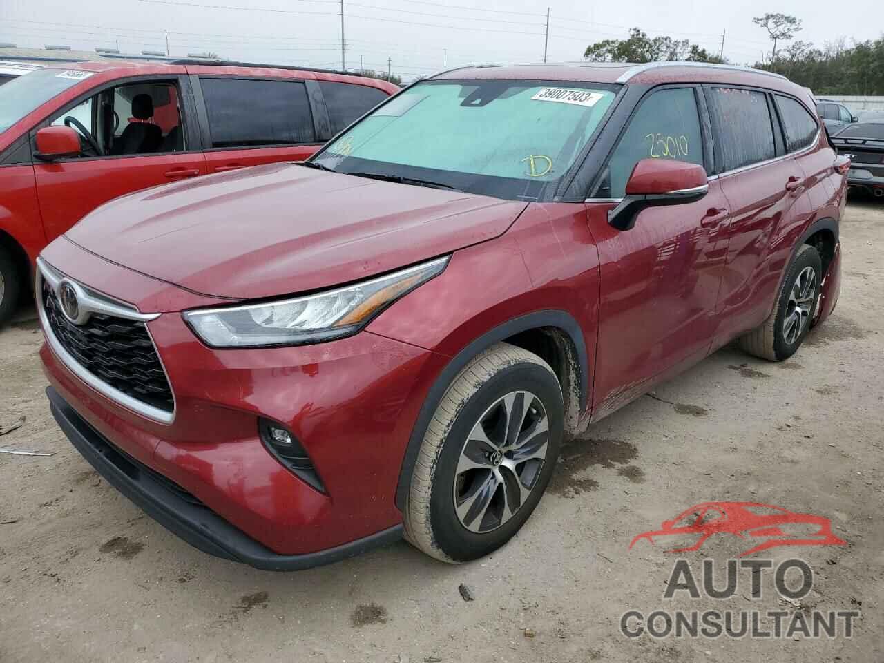 TOYOTA HIGHLANDER 2020 - 5TDGZRAH2LS022810