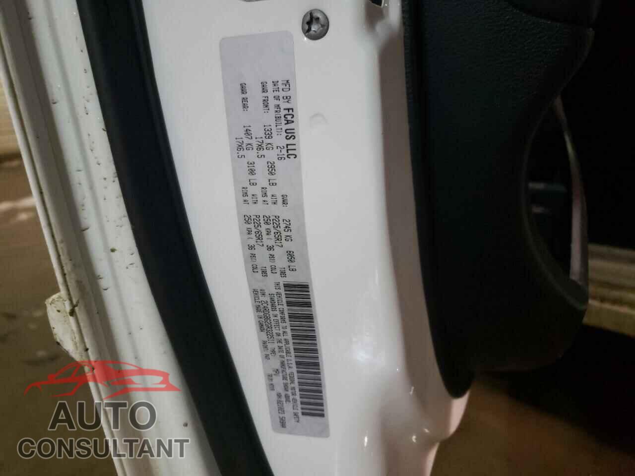 DODGE GRAND CARA 2016 - 2C4RDGBG2GR322511