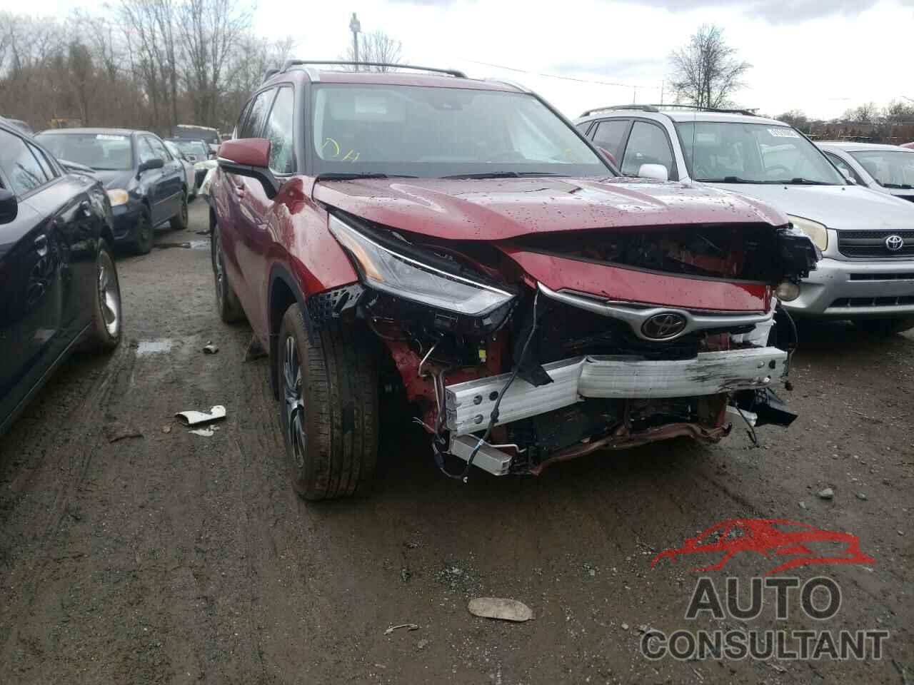 TOYOTA HIGHLANDER 2021 - 5TDHZRBH1MS082579