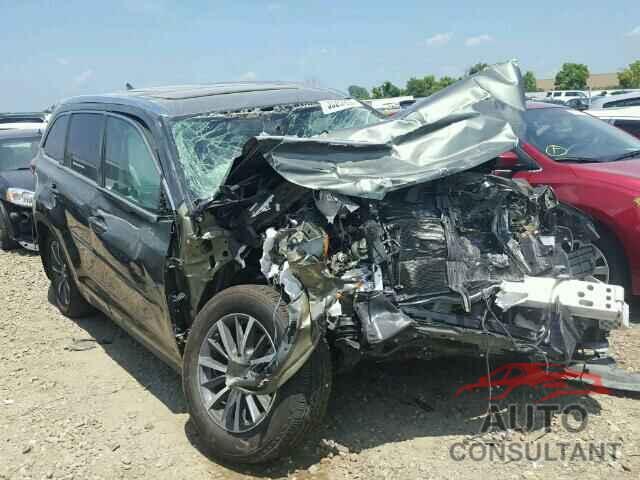 TOYOTA HIGHLANDER 2017 - 5TDJZRFHXHS401205