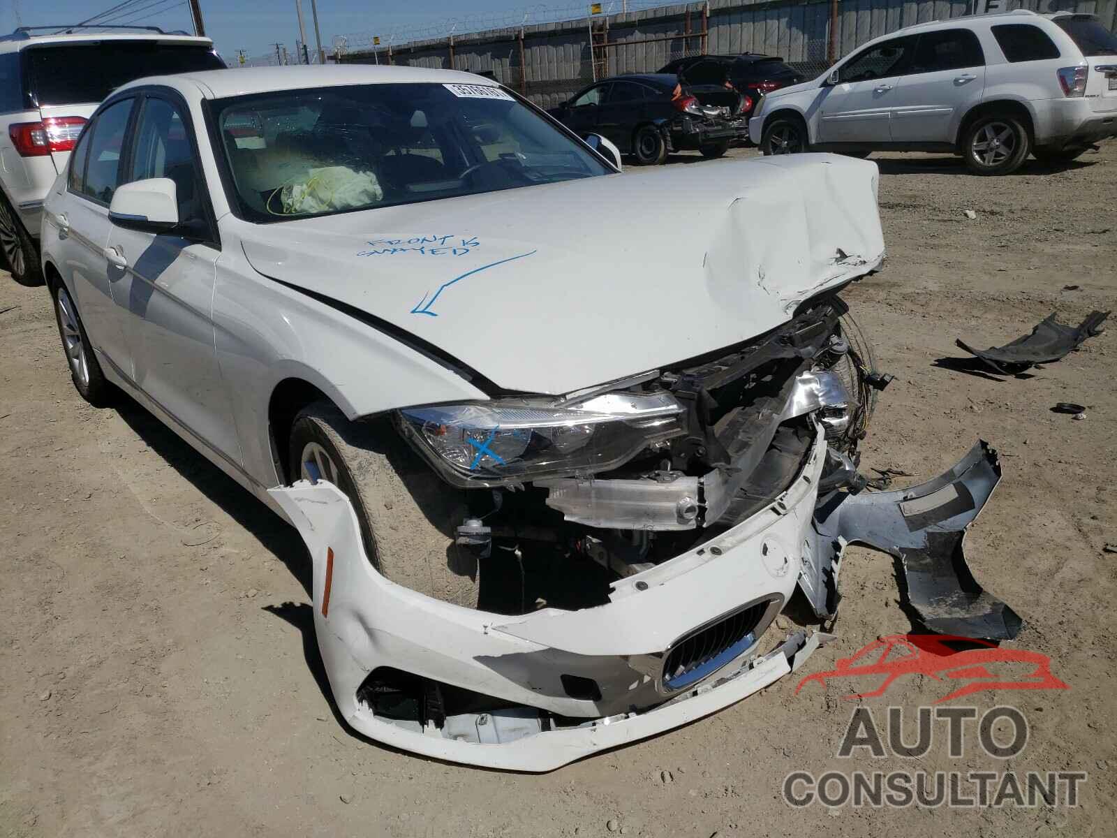 BMW 3 SERIES 2017 - WBA8E1G54HNU15295